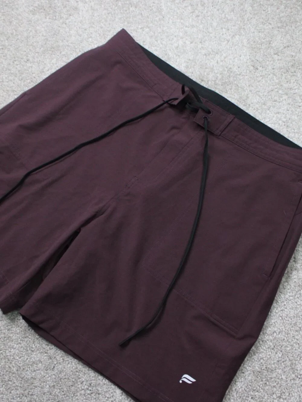Fabletics Board Shorts Mens 35 Purple Hybrid Unlined 7